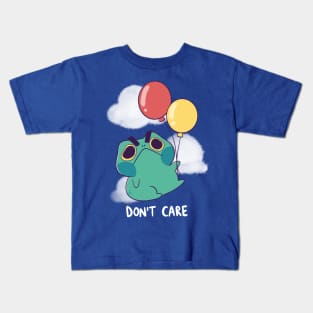 Frog doesn't Care Kids T-Shirt